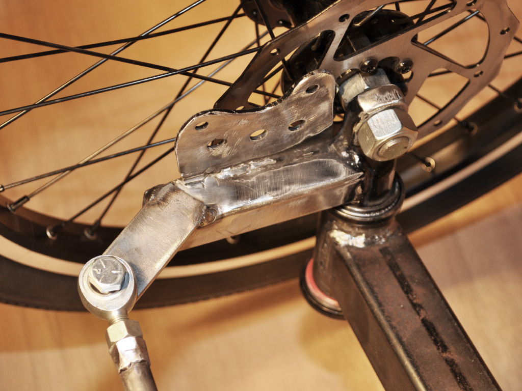 Viking Tandem Trike - tadpole steering linkage